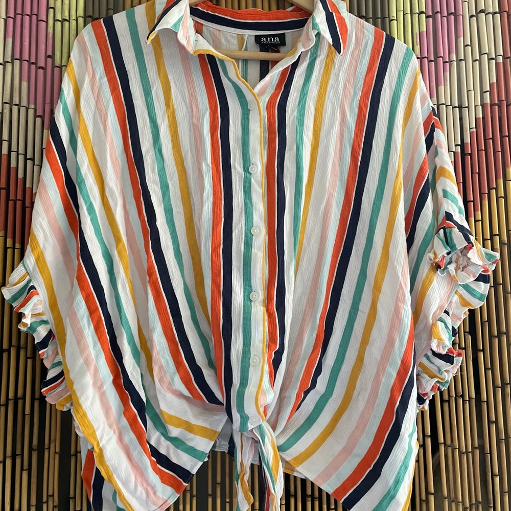 Tie front shirt